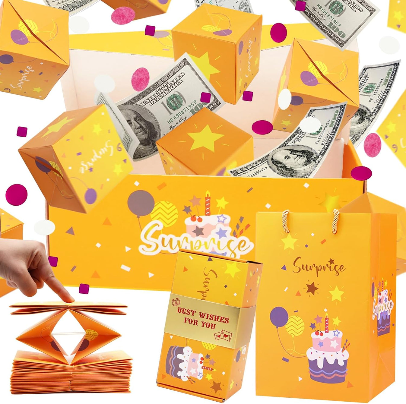 Überraschungsgeschenkbox